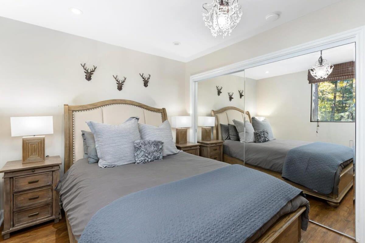 Snowflower Cabin Modern Luxe, 2 Level, 1500 Sqft, Ac, View, Dogs, Walk To Village Lake Arrowhead Exteriör bild