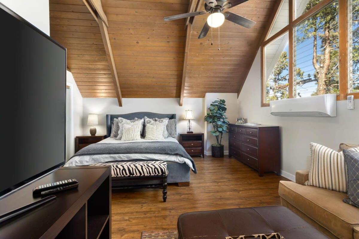 Snowflower Cabin Modern Luxe, 2 Level, 1500 Sqft, Ac, View, Dogs, Walk To Village Lake Arrowhead Exteriör bild